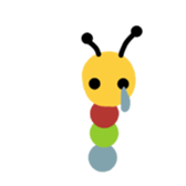 caterpillar sticker #1355240