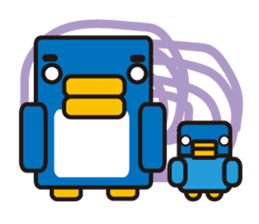 Square penguin sticker #1355662