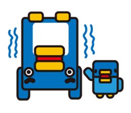 Square penguin sticker #1355670