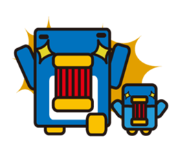 Square penguin sticker #1355671