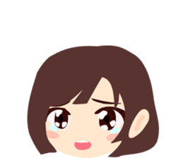 Cute Girl Sticker sticker #1355687