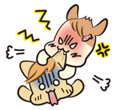 Mr. and Mrs.Cat sticker #1356051