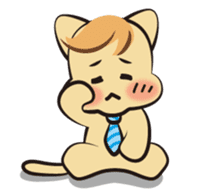 Mr. and Mrs.Cat sticker #1356056