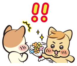 Mr. and Mrs.Cat sticker #1356066