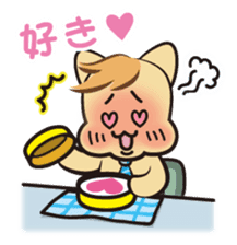 Mr. and Mrs.Cat sticker #1356077