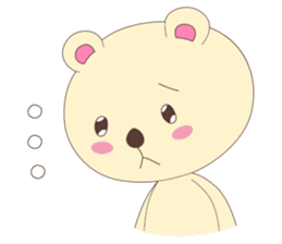 Haru, The Cute Little Bear | 2 sticker #1356293