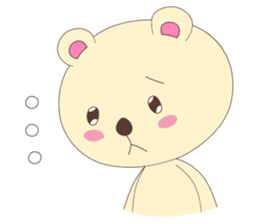 Haru, The Cute Little Bear | 2 sticker #1356293