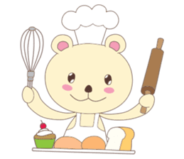 Haru, The Cute Little Bear | 2 sticker #1356302