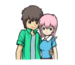 Love tale sticker #1356400