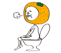 Apple man & Orange man sticker #1356594