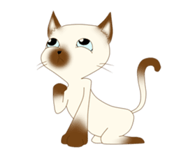 Moon Diamond Cat sticker #1356762
