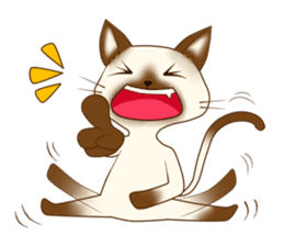 Moon Diamond Cat sticker #1356766