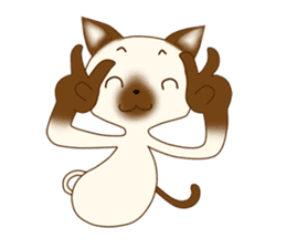 Moon Diamond Cat sticker #1356782
