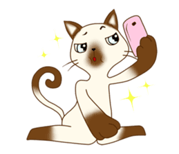 Moon Diamond Cat sticker #1356784