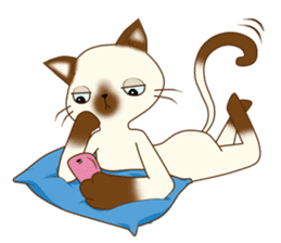 Moon Diamond Cat sticker #1356785