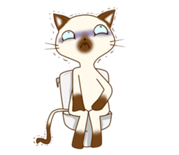 Moon Diamond Cat sticker #1356787