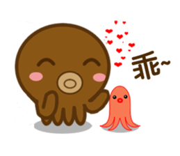 Tako Kun & Mini Tako sticker #1356925