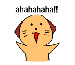 Dog to take reaction of one animal sticker #1357737