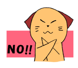 Dog to take reaction of one animal sticker #1357741