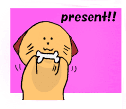 Dog to take reaction of one animal sticker #1357747