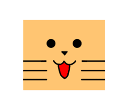 Dog to take reaction of one animal sticker #1357754