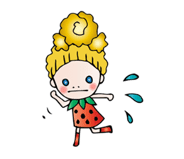 Girl stylish softly sticker #1357882