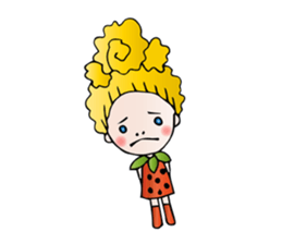 Girl stylish softly sticker #1357883