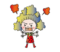 Girl stylish softly sticker #1357887