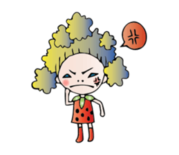 Girl stylish softly sticker #1357888