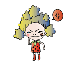 Girl stylish softly sticker #1357888