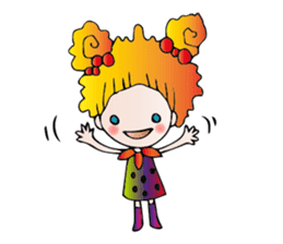 Girl stylish softly sticker #1357895