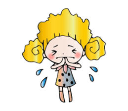 Girl stylish softly sticker #1357908