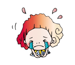 Girl stylish softly sticker #1357910