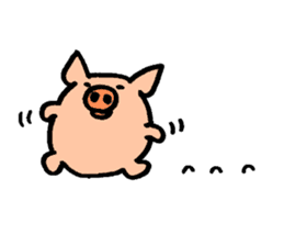 Piggy's life. sticker #1357955