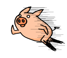 Piggy's life. sticker #1357959