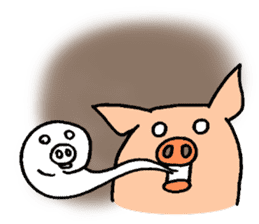 Piggy's life. sticker #1357960