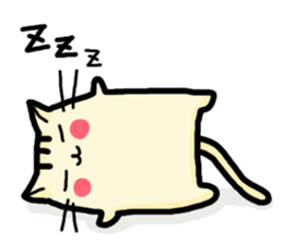 Rosy cheeks Cat sticker #1358124