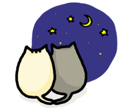 Rosy cheeks Cat sticker #1358125