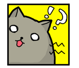 Rosy cheeks Cat sticker #1358155