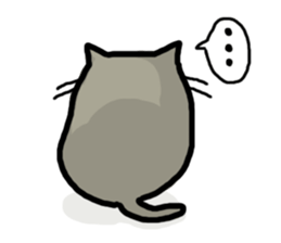 Rosy cheeks Cat sticker #1358158