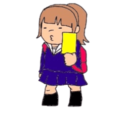 japanes girl sticker #1359002