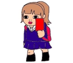 japanes girl sticker #1359003