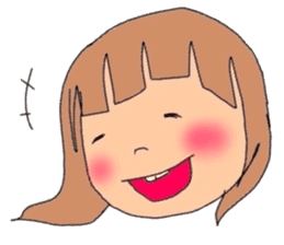 japanes girl sticker #1359005