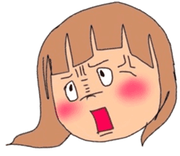 japanes girl sticker #1359006