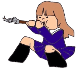 japanes girl sticker #1359015