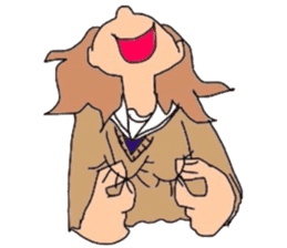 japanes girl sticker #1359022