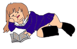 japanes girl sticker #1359024