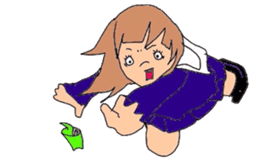 japanes girl sticker #1359034