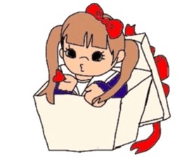 japanes girl sticker #1359036