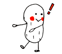 White Peanut-kun(Part 2) sticker #1359457